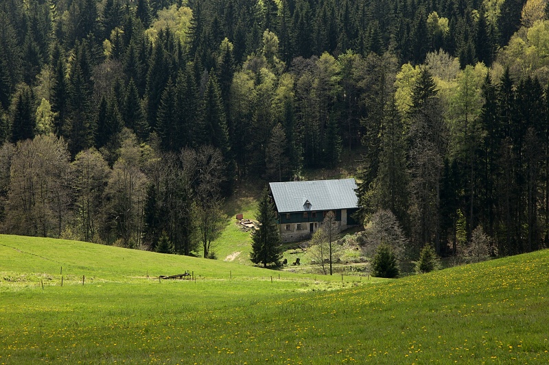 Turistická chata SOKOL ve Vrchní Orlici.